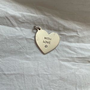 Tiffany & Co Sterling Silver and Diamond Pendant